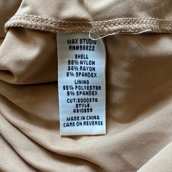 Y2K MAX STUDIO Black Lace Mini Midi Dress Size M Babydoll Cocktail Whimsigoth - Picture 9 of 10